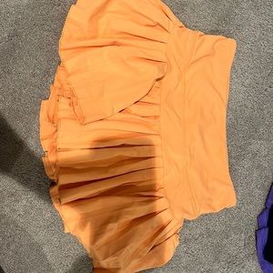 Orange gold Hinge skirt
